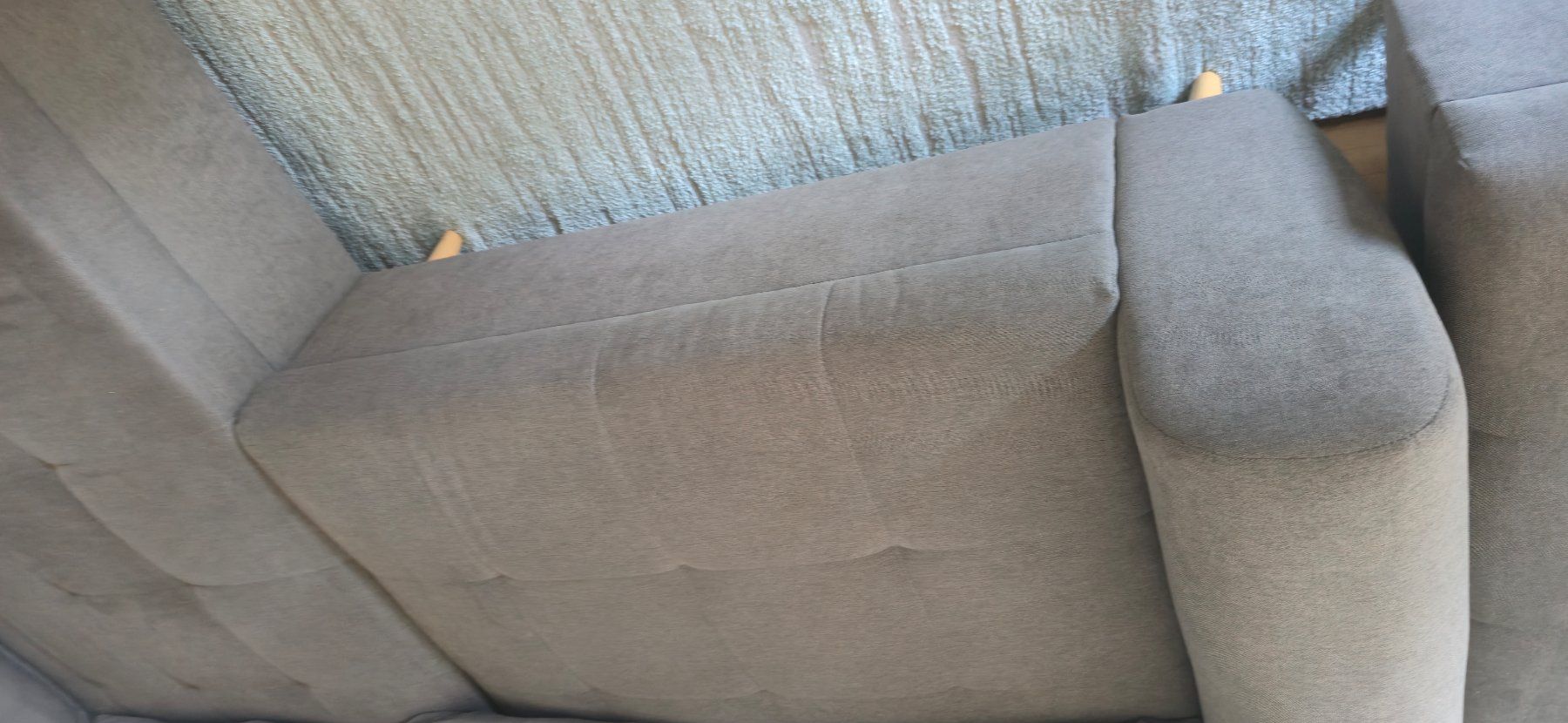 Sofas: Ecksofa grau mit Ottomane gebraucht – D'occasion à Riedholz par Iso2 3