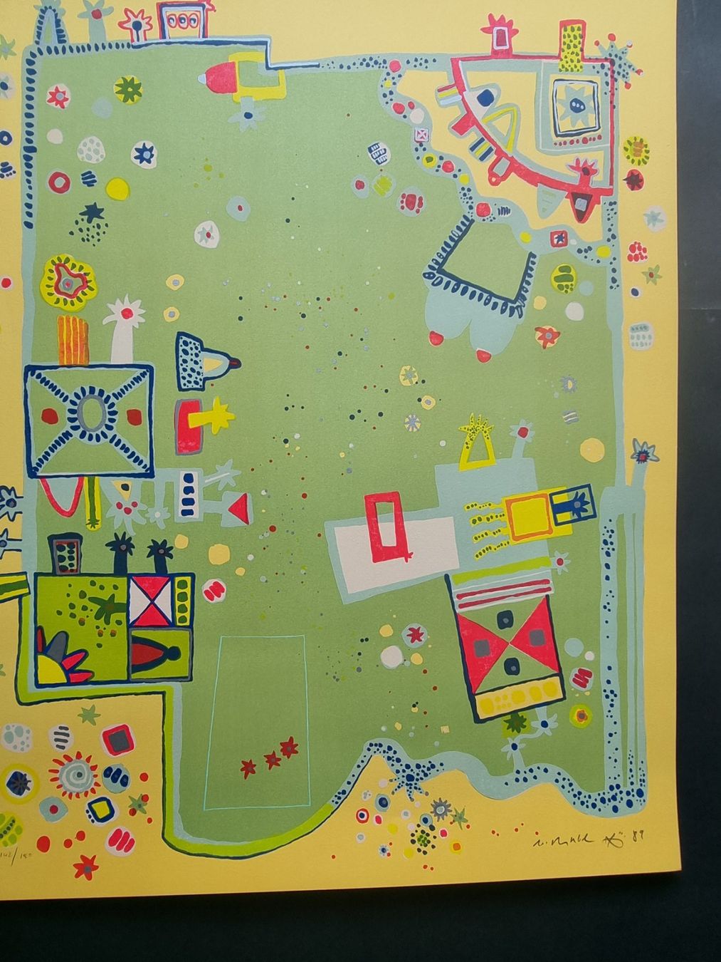 Grafica & Litografie: URS HUBER SERIGRAPHIE SIGNIERT NUMMERIERT – Usato da Gersau venduto da grafik-kunst 1