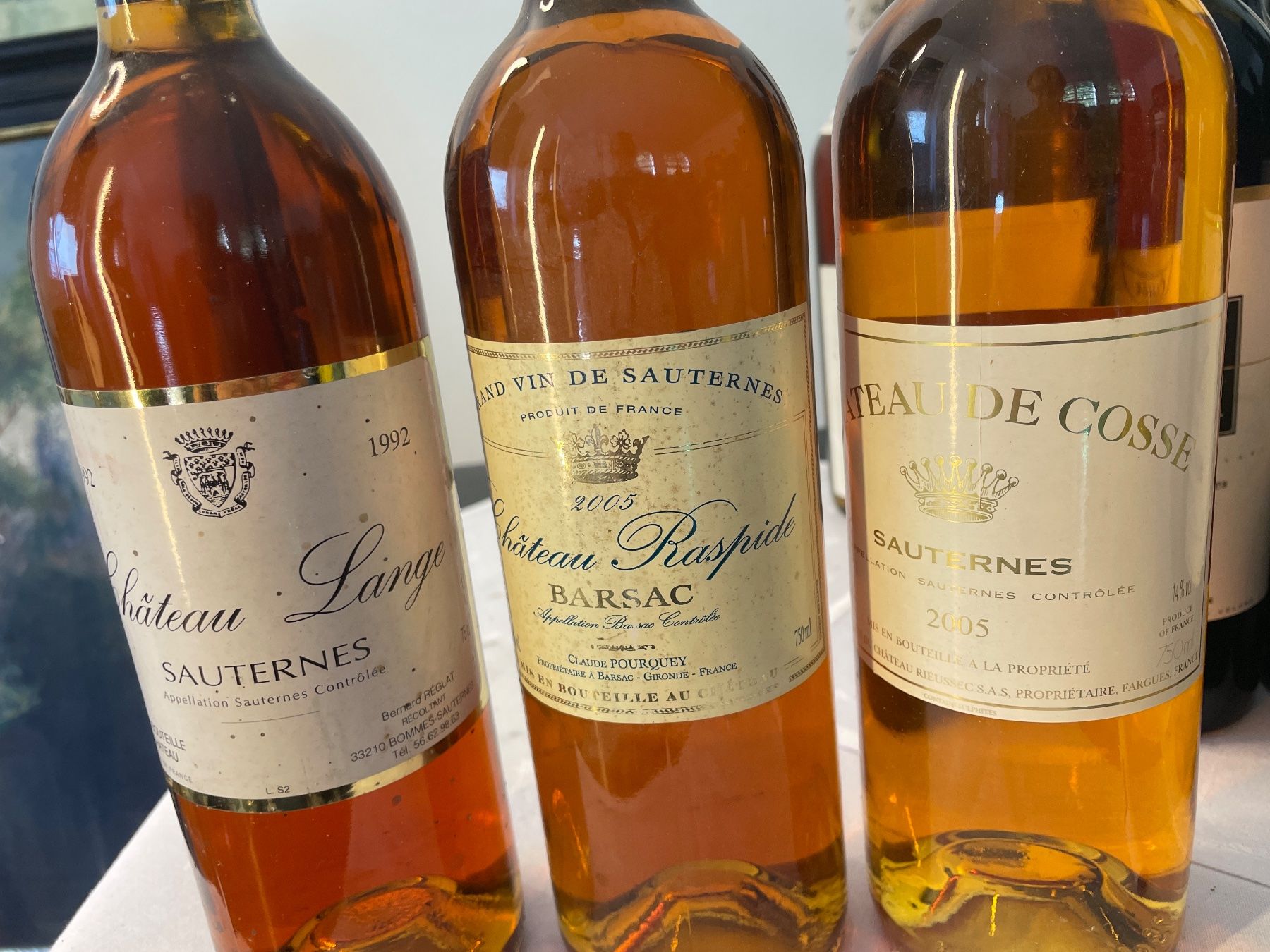 Vino: 3 Flaschen Sauternes – Usato da Hölstein venduto da kolumbus1964 1