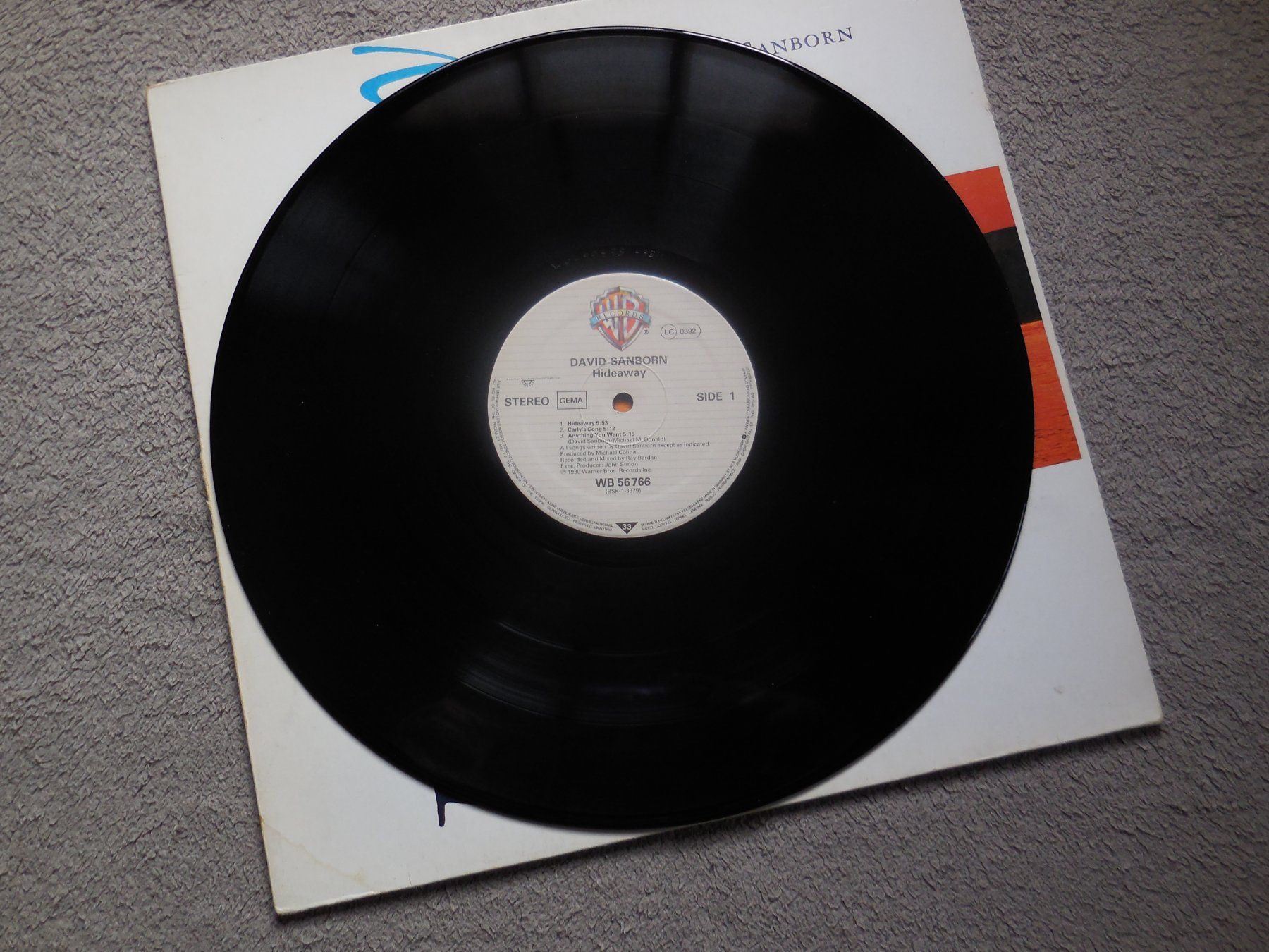 Dischi in vinile: LP (David Sanborn) Hideaway 1980 – Usato da Meyrin venduto da toutatis 2
