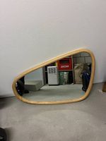 Organic Pond Mirror with Wood Frame - Boho Scandi - 75cm