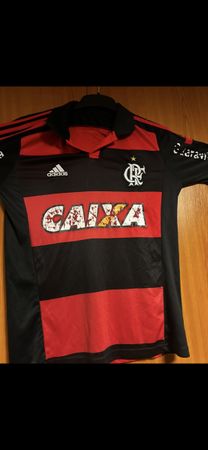 Maillot Flamengo Adidas noir/rouge "Caixa" - Taille L - Bon