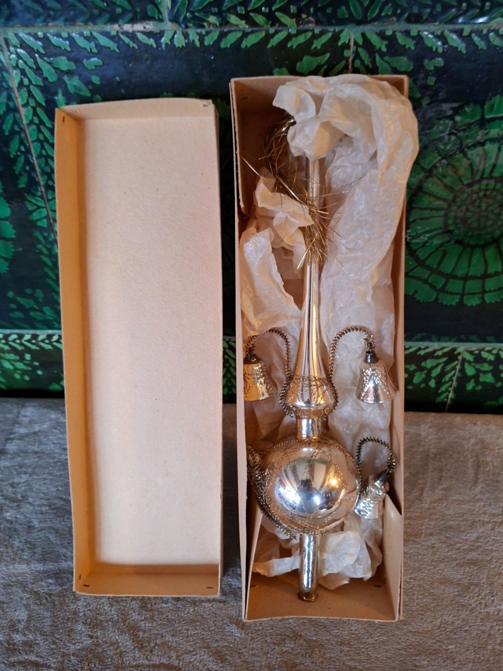 Alle Dekorationen: Antiker, wunderschöner Weihnachtsbaumspitz Glas gebraucht – Gebraucht aus Otelfingen von silver-moon