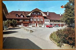 Zäziwil - Gasthaus "Zum Weissen Rössli" Oldtimer - AK 1960