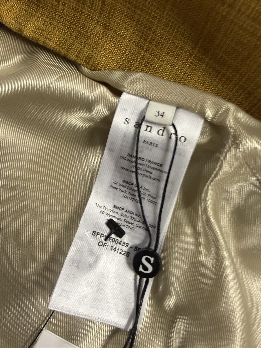 Sandro Giacche: Sandro Brenda blazer jacket, new with tags  – Nuovo e nell'imballaggio originale da Zürich venduto da EShopping81 5