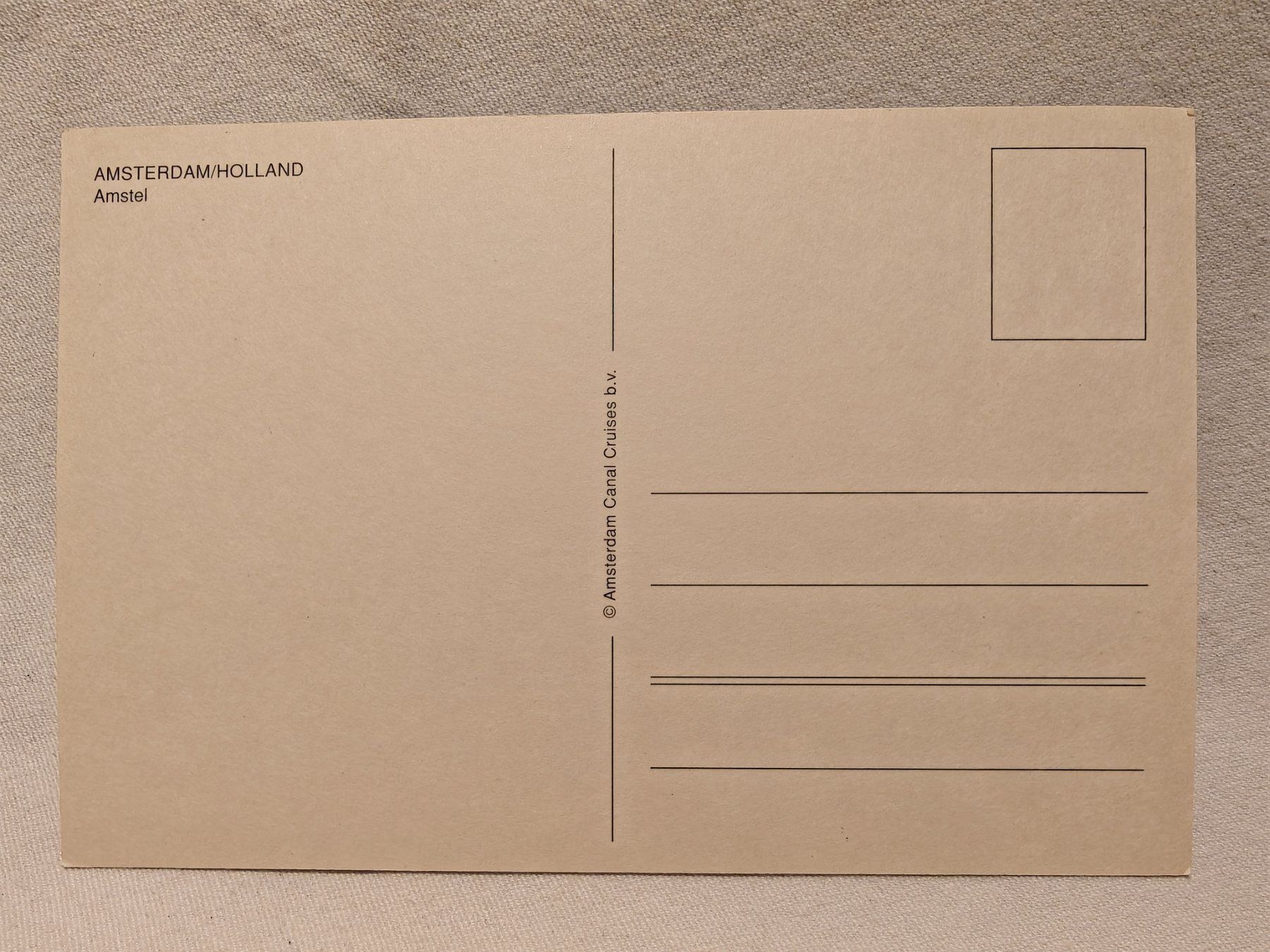 Cartoline postali: Ansichtskarte Amsterdam Holland Amstel – Usato da Gutenswil venduto da Vulcano21 1