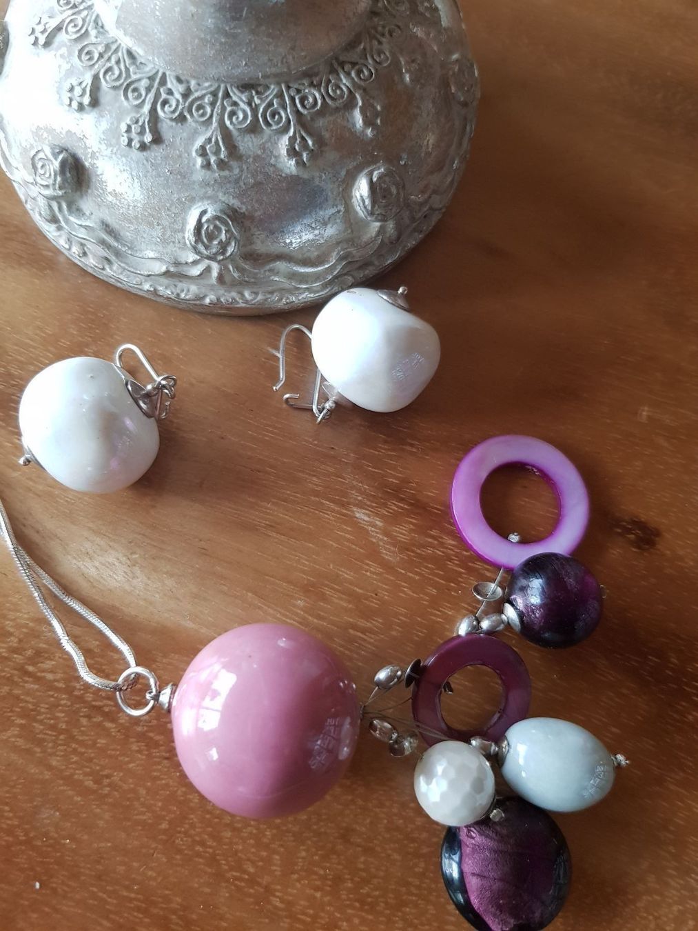 Ciondoli: Schmuck Silber mit Porcelan – Nuovo (secondo la descrizione) da Opfikon venduto da Annanet 1