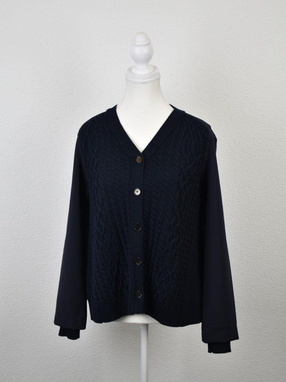 High Giacche: HIGH Cardigan, Softshell Ärmel, blau, Gr.40/42 – Usato da Nürensdorf venduto da 2ND_STORY 1