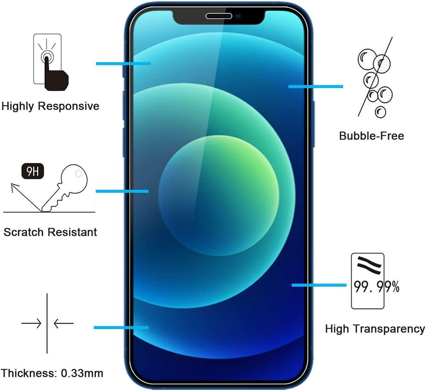 Covers & Schutzfolien: 3 x Protections écran Verre Trempé pour iPhone 17 – Neu und originalverpackt aus Morges von DigiAC 3