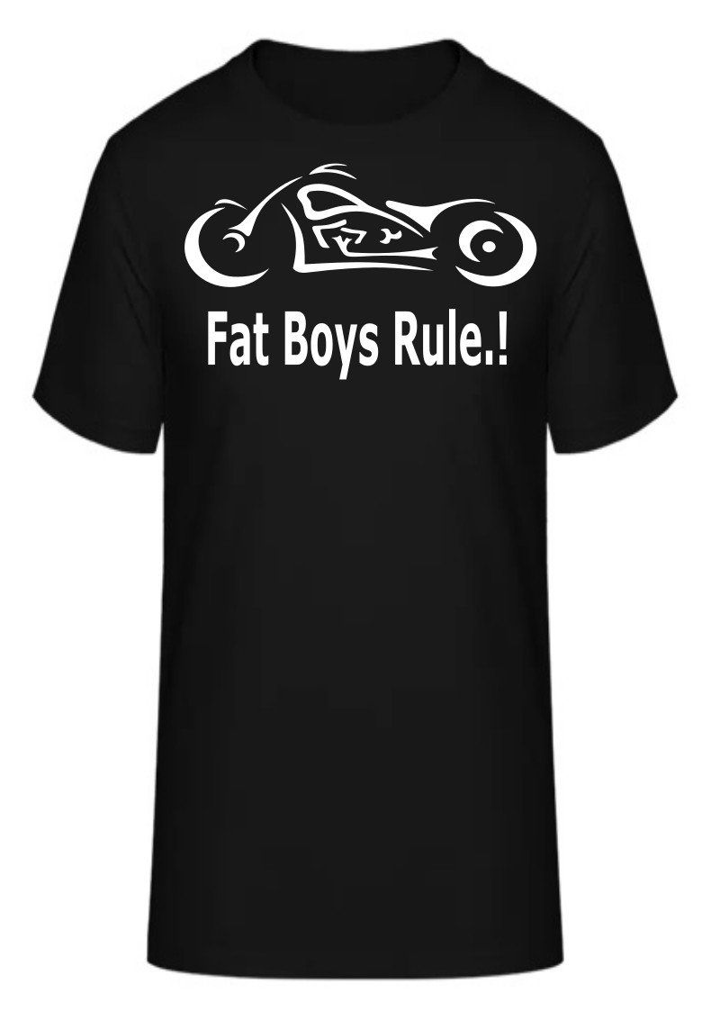 T-shirt: T-Shirt Fat Boy Rule – Nuovo e nell'imballaggio originale da Zürich venduto da HarlacherIT
