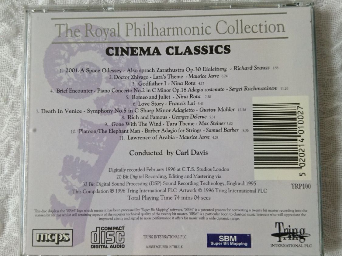 CD: Cinema Classics Royal Philharmonic CD – Usato da Luzern venduto da Einh0rn 1