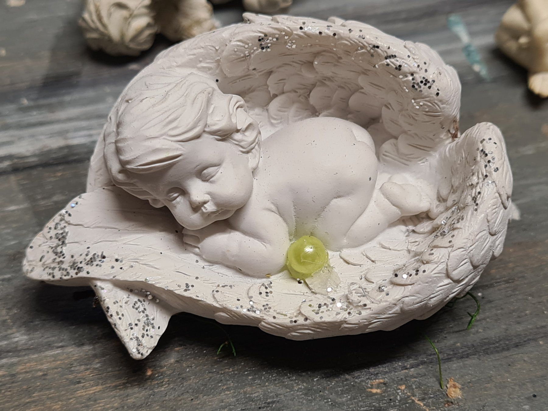 Statuette: Engelsfigur, ca. 8x5 cm – Usato da Amriswil venduto da kleindeko 1