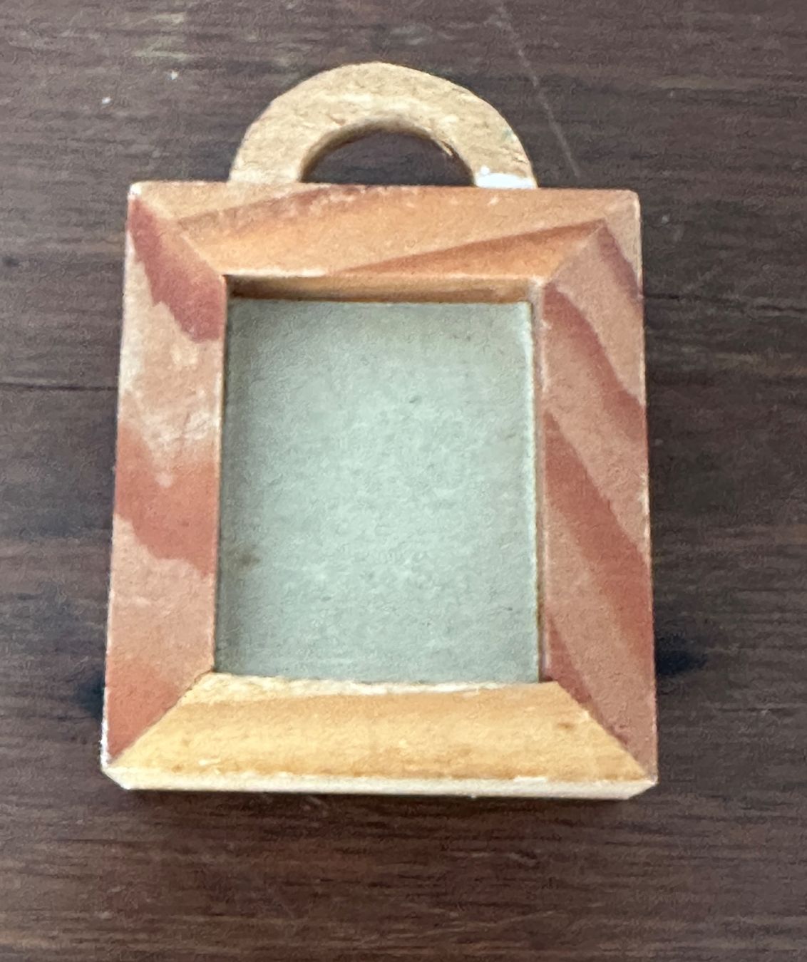 Foto & Immagini: Rustikaler Miniatur Bilderrahmen Pferdebild Holzbild Vint... – Usato da Nussbaumen AG venduto da olitech5415 3