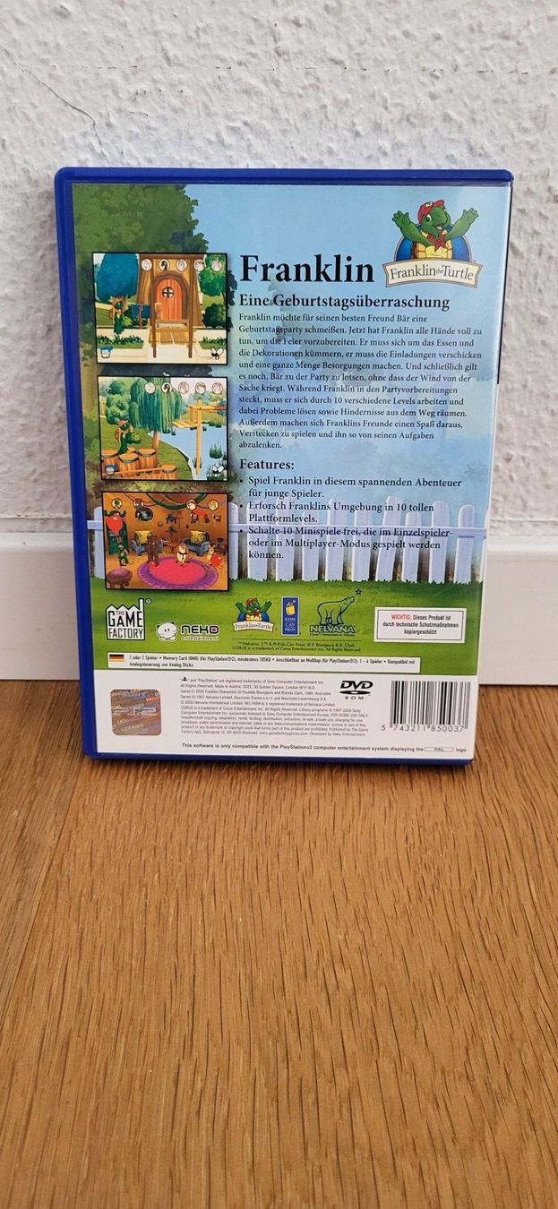 Sony Giochi: PS 2 - Franklin Eine Geburtstagsüberraschung – Usato da Münsingen venduto da DigitaleSpielecke 1