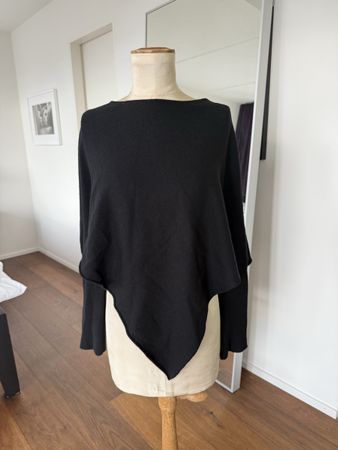 🖤Absolut 100% Cashmere Poncho, Grösse Oversized