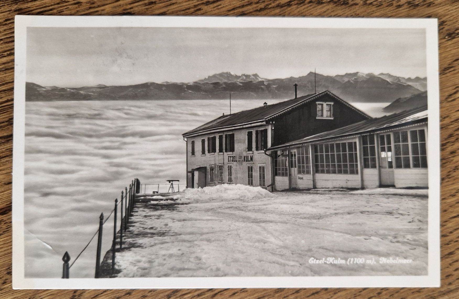 Cartoline postali: Etzel-Kulm 1933, spez. Stempel Richterswil – Usato da Ebikon venduto da Donar50