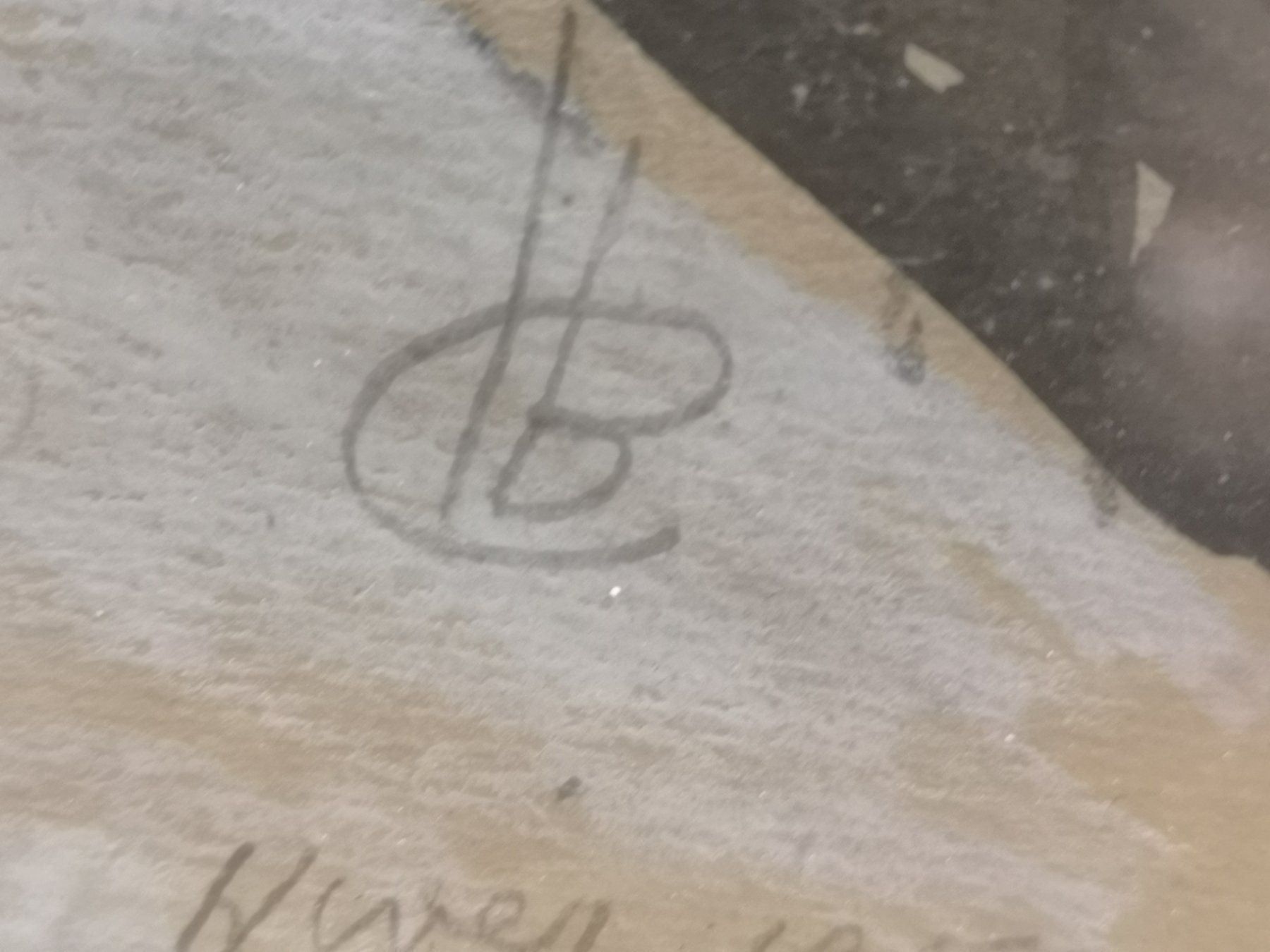 Dipinti: HIVER 54 DESSIN AVEC MONOGRAMME – Usato da Genève venduto da Qanil77 3