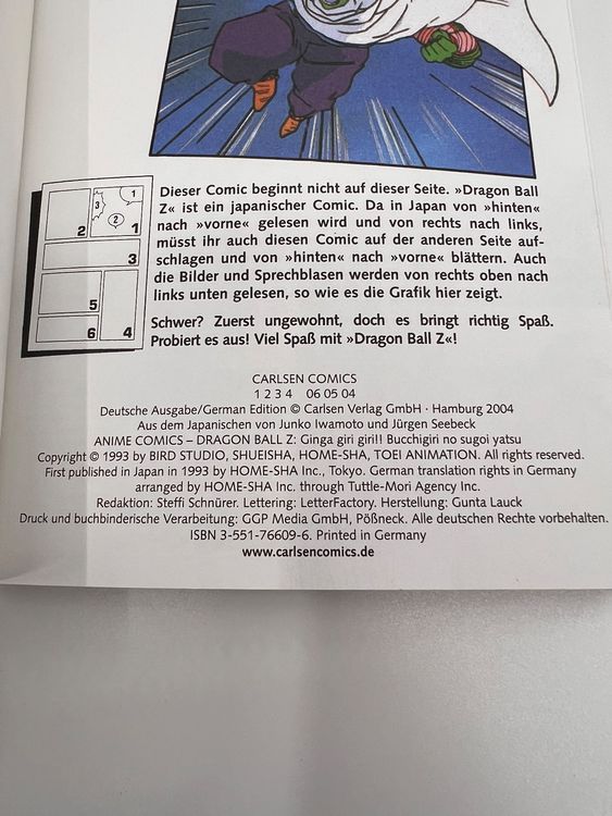 Fumetti: Dragonball Z Anime Comic Band 9 – Usato da Steffisburg venduto da MEB-Trade 2