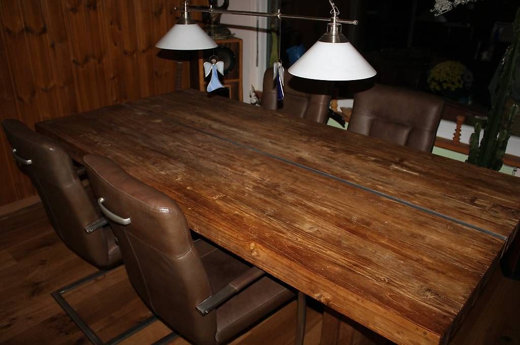 Tables: Tisch aus Schiffsbohlen – D'occasion à Uttwil par kreativstoff 1