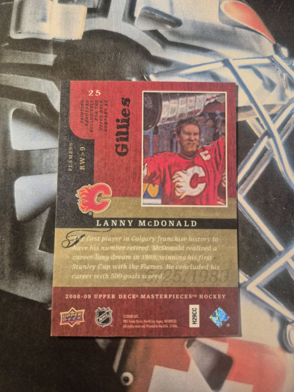 NHL Carte collezionabili: NHL Lanny McDonald Calgary Flames Masterpieces – Usato da Treiten venduto da Sauber73 1
