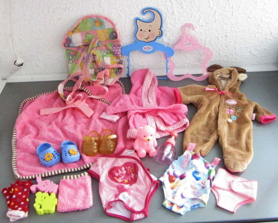 5-teilig Puppenkleidung Set Lila - Für 38-45cm Puppen Mit Mantel & Stirnband