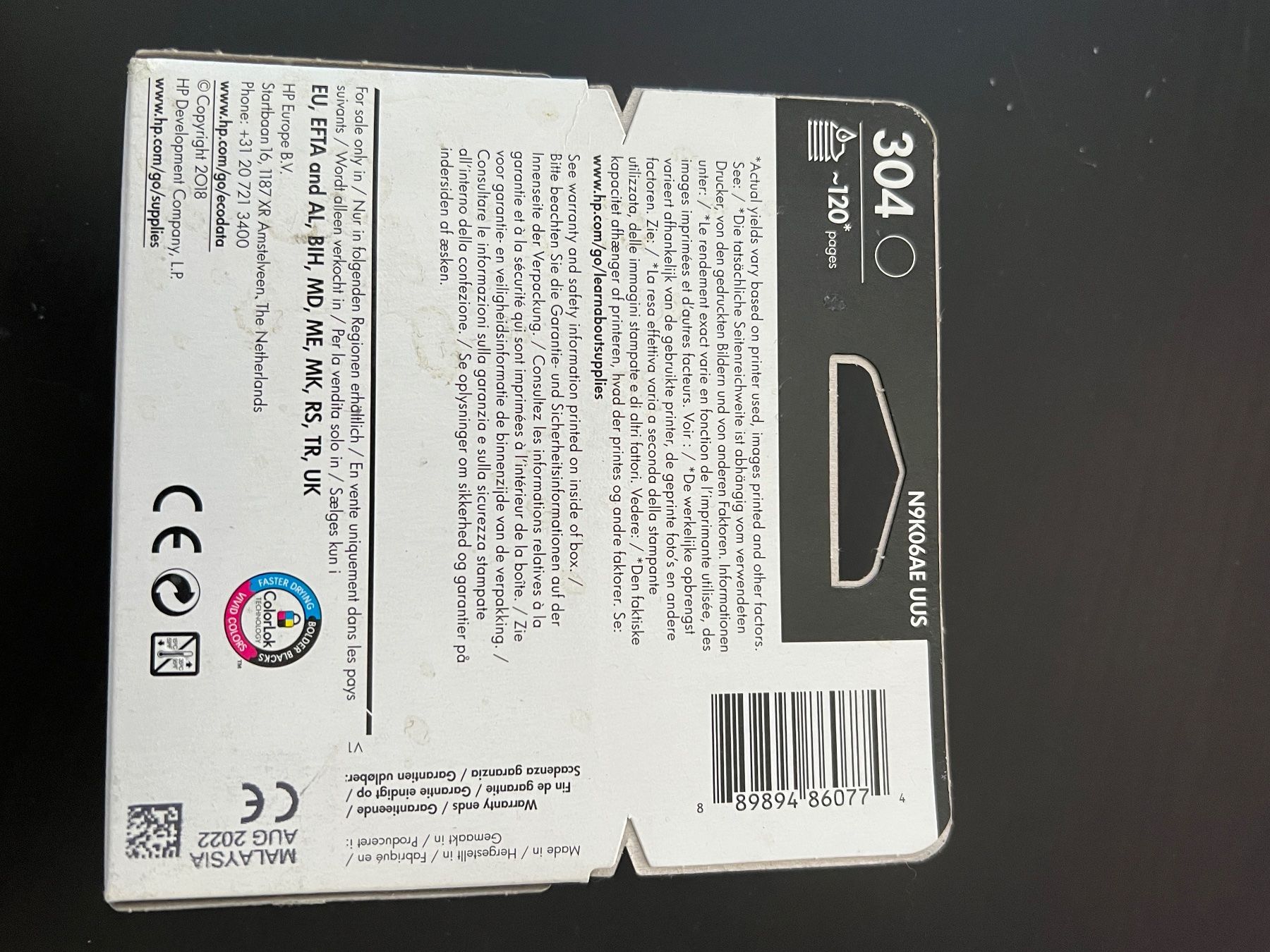 Hewlett Packard Druckerpatronen & Toner: HP Druckertinte Schwarz – Gebraucht aus Wil SG von Eric274 1