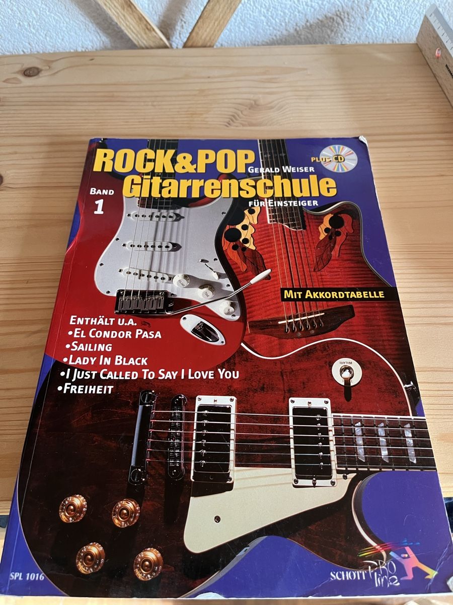 Bücher: Méthode guitare Rock&Pop Vol.1+CD, Weiser -Débutants! – Gebraucht aus Ins von Lemon_Guy