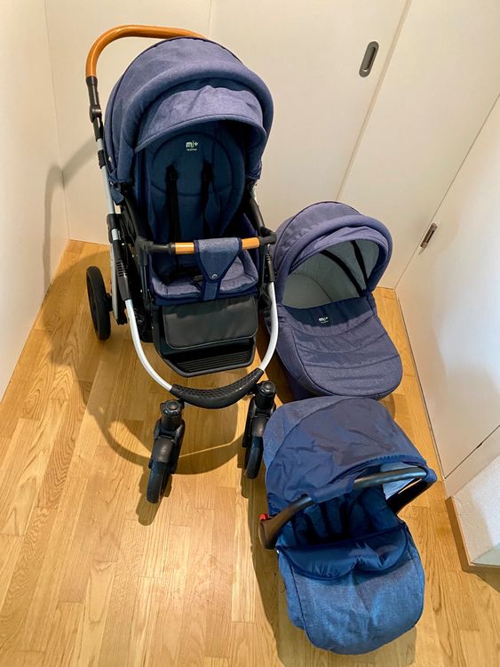 Junior Joy Kinderwagen-Flanellblatt – 70 X 95 Cm, 100% Baumwolle, Blau, Weich Und Warm