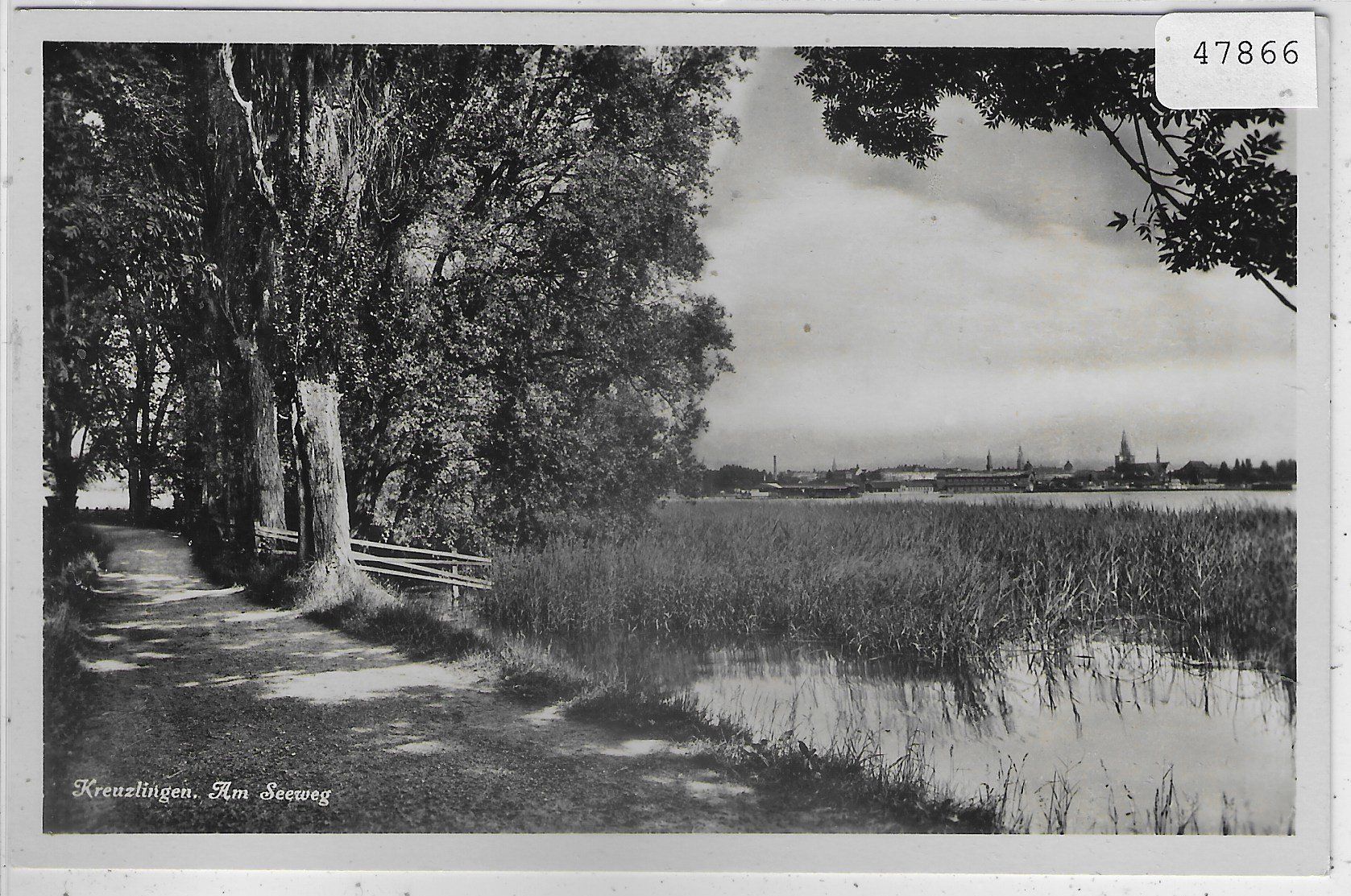 Cartoline postali: Kreuzlingen - Am Seeweg – Usato da Ettingen venduto da Kartenplanet