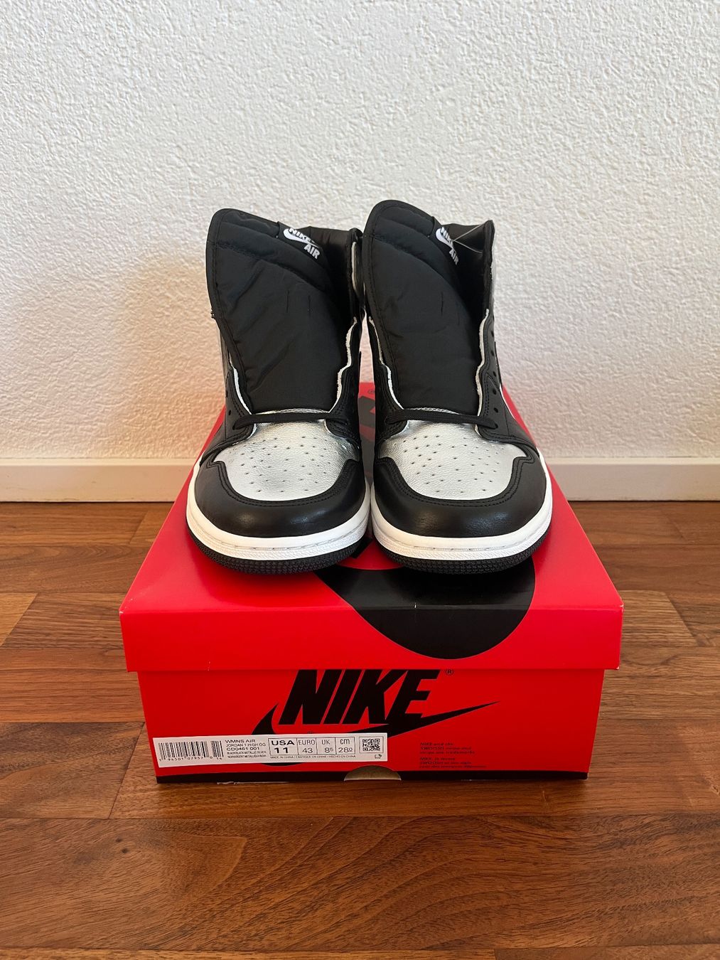 Scarpe da uomo: Nike Air Jordan 1 Silver Toe Grösse 43 – Nuovo (secondo la descrizione) da Buochs venduto da n0.w0 2
