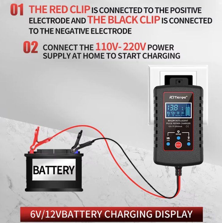 Batterie-Ladegeräte: Smart Autobatterie-Ladegerät 6V 12 V 1.5A – Neu und originalverpackt aus Châtelaine von topshop.switzerland 8