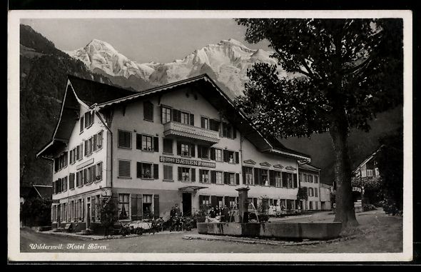 Cartes postales: AK Wilderswil, Hotel Bären – D'occasion à Berlin par bartko-reher