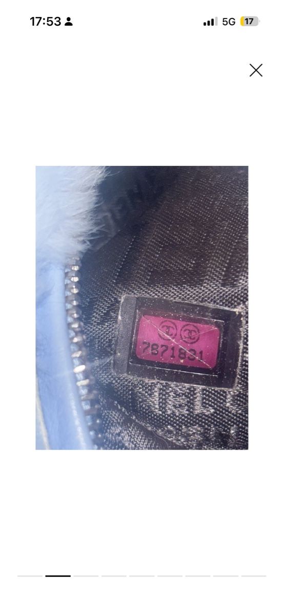 Chanel Borse da donna: Sac Chanel fourrure véritable bleu pastel – Usato da Genève venduto da ken_7mrb 4