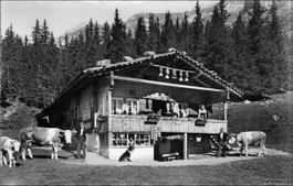 Kandersteg Oeschinensee BE // Sennerei Wandfluh-Rauber 1945