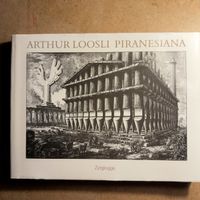 Buch Piranesiana von Arthur Loosli mit Widmung