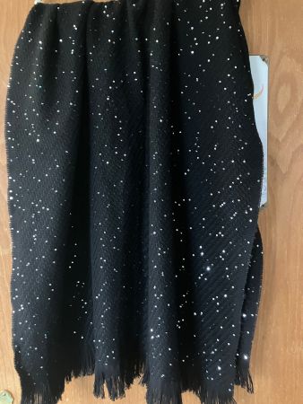 Wolford Stola, schwarz mit Pailletten ✨
