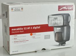 Aufsteckblitz / Flash Metz Mecablitz 52 AF-1 für PENTAX DSLR