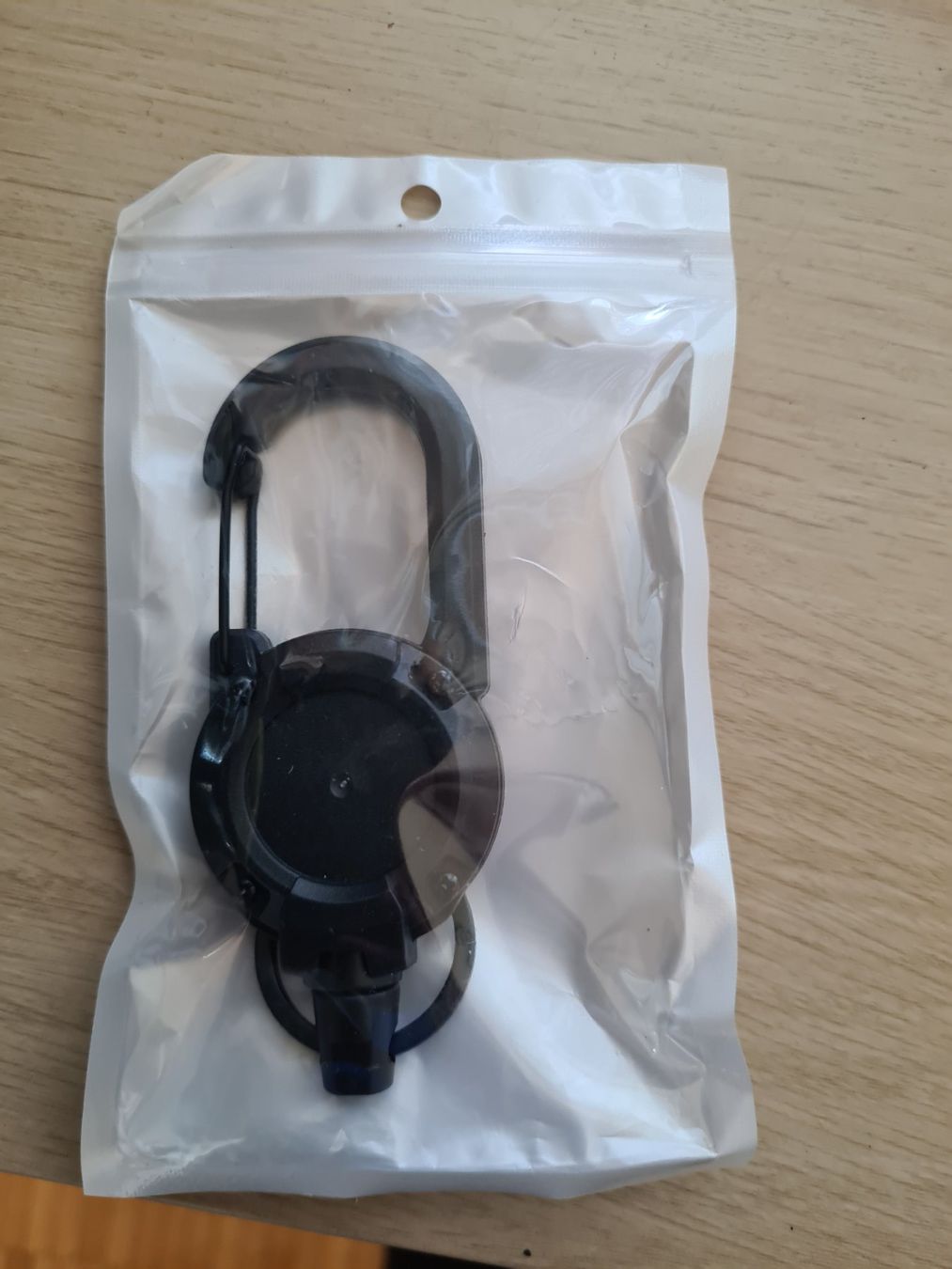 Attrezzatura da arrampicata: Karabiner mit Federclip, schwarz – Nuovo e nell'imballaggio originale da Baden venduto da rocket85 1