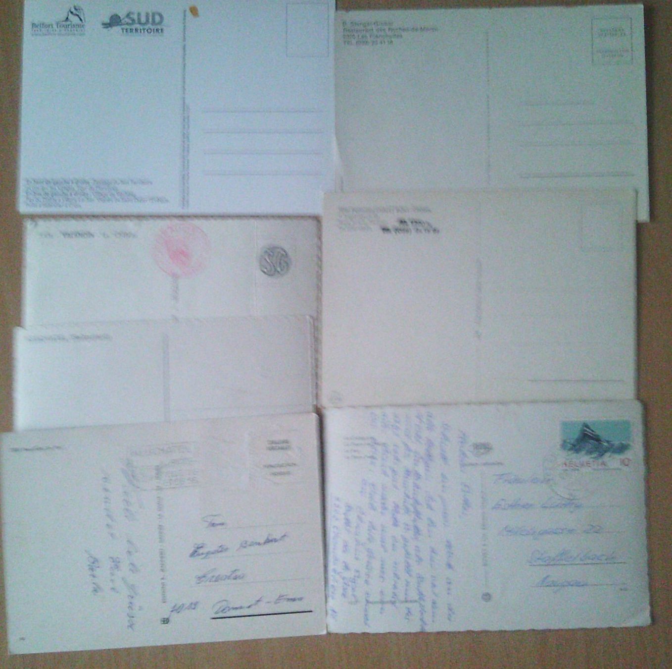 Cartoline postali: Lot 7 Ansichtskarten Neuchâtel 2 gelaufen – Usato da Uffikon venduto da Semo2 1