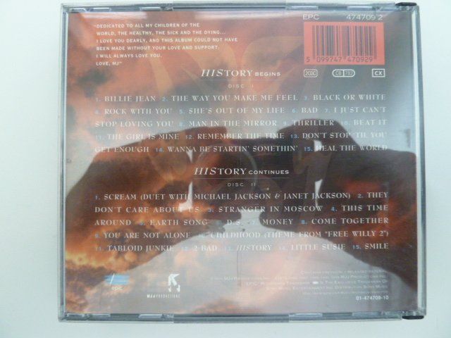 CDs: Michael Jackson - History, Past Present and Future, 2 CD-Box – Gebraucht aus Au ZH von sikoku 3