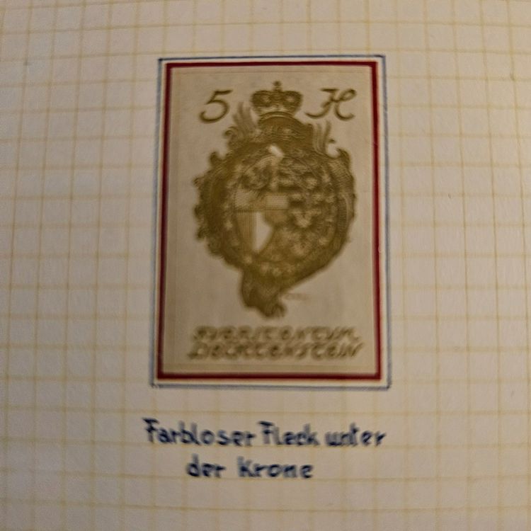 Tutti i francobolli: FL  17 ! ABARTE / PLATTENFEHLER / GEM. BESCHRIEB AUF FOTO – Nuovo (secondo la descrizione) da Rombach venduto da Kunstmarkart