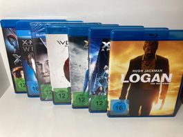 X-Men 1-8 & Logan Blu Ray