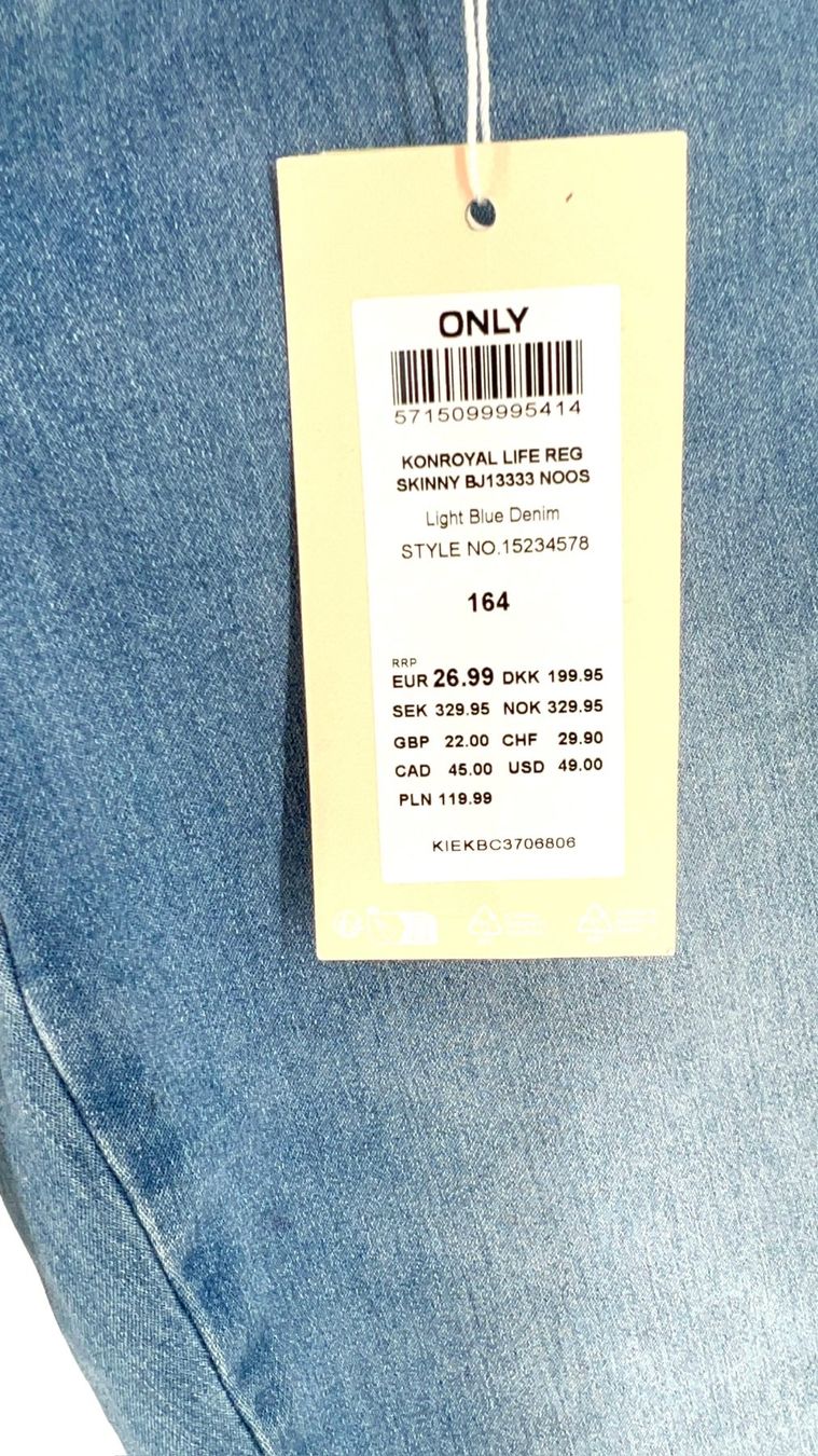 Only Hosen: Only Jeans, neu mit Etikett, hellblau, Grösse 164 – Neu (gemäss Beschreibung) aus Oberurnen von Kokosbluete 3