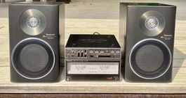 Technics SA-007 Vor- und Endstufe mit Lautsprechern
