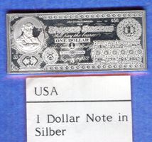 USA silber barren Gr. 10  UNZ