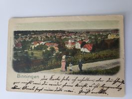 Alte Ansichtskarte Binningen, mit Datum 1908, R21