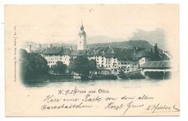 Gruss aus OLTEN - gel. 1902 nach Bertschikon b. Uster