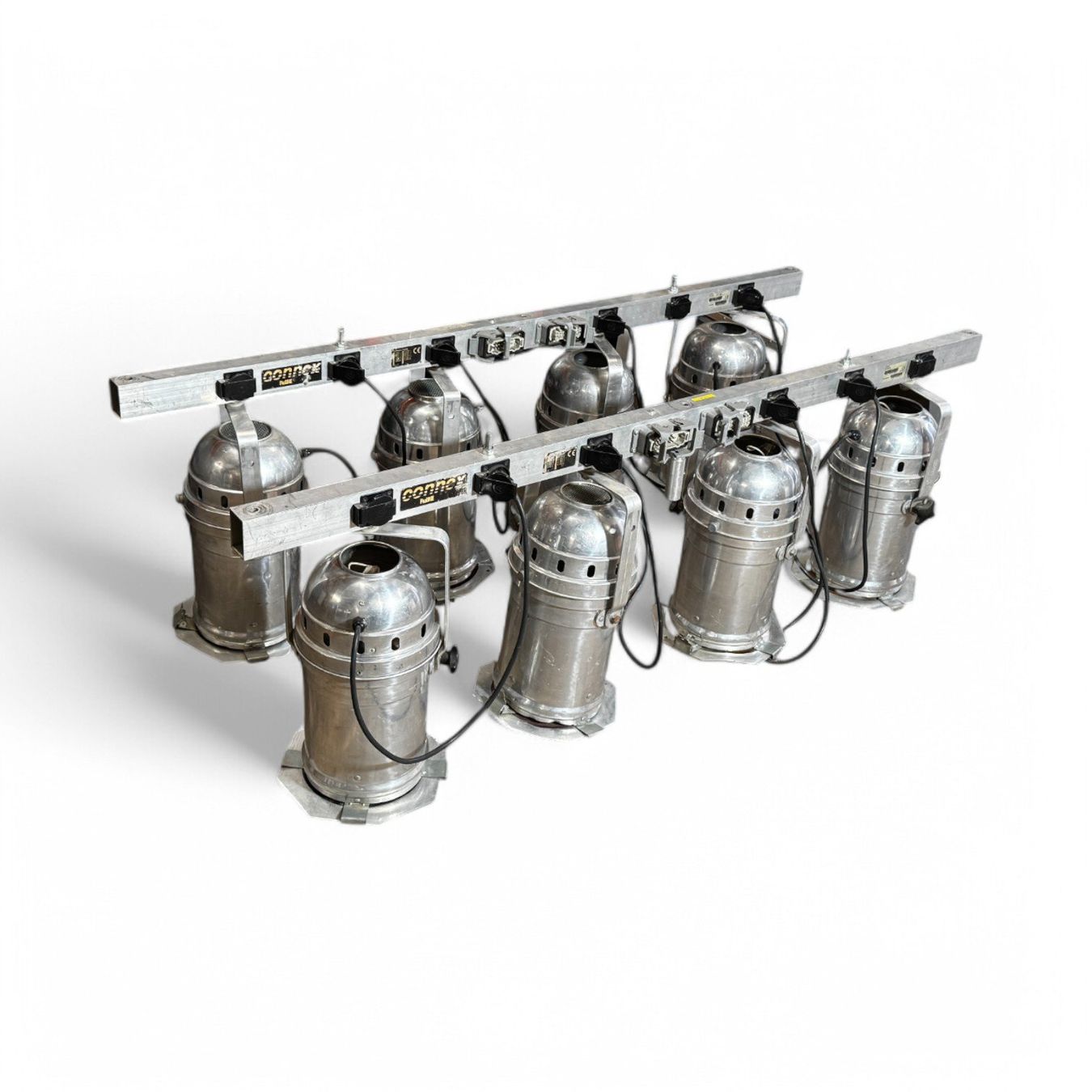 Lampade: 2x Par Stangen mit je 4 Par 64 silber – Usato da Däniken SO venduto da Profog1 1