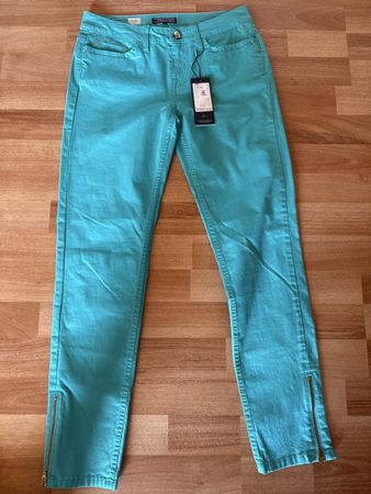 Tommy Hilfiger Skinny Damenjeans Türkis Gr.2 neu