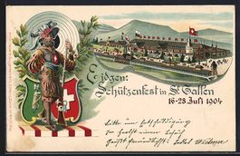 Litho St. Gallen, Eidgen. Schützenfest 